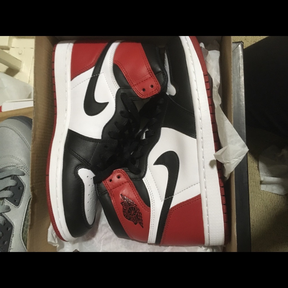 2015 Nike Air Jordan 1 Black Toe